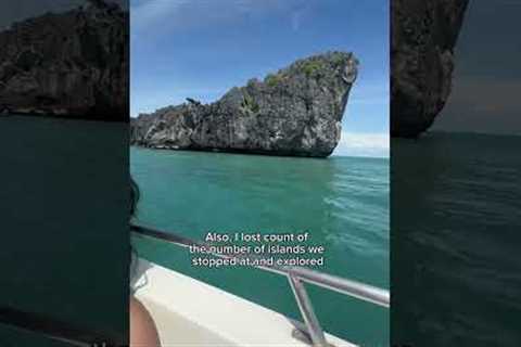 Spending the day on a boat - island hopping🌴 #thailand #kohsamui