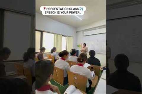 Air hostess training classes!! #flightattendant #career #cabincrewcareer #cabincrew