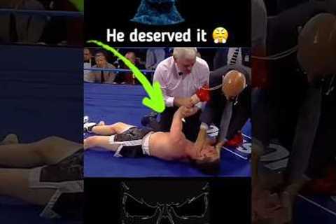 ‼️ he deserved it #shorts #boxing #trending #mma #ufc #sports