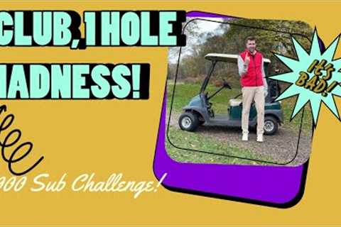 1 Club, 1 Hole, 1000 Subs! What Could Go Wrong?