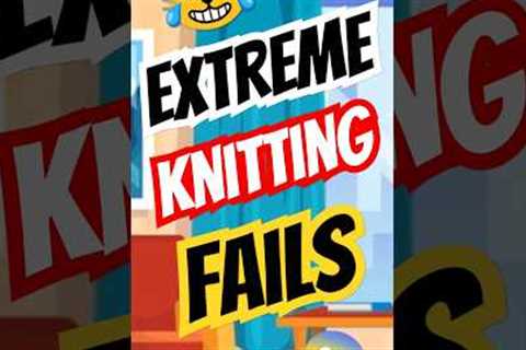 Extreme Knitting Fail: Knitting a Sweater for a Cat... In the Library! #shorts #entertainment