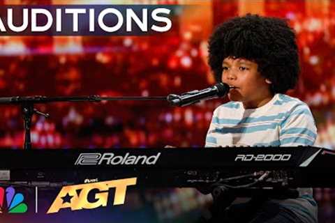 9-Year-Old Journeyy Sings Original Song, Paradise | Auditions | AGT 2024