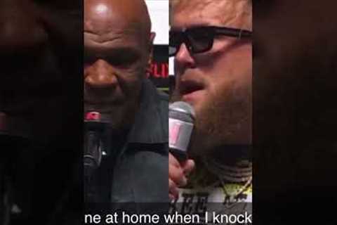 Mike Tyson is Unfazed by Jake Paul #viralvideo #shorts #trending #fighting #funny
