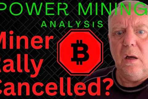 Is The Bitcoin Miner Rally Cancelled? | Bitcoin Price Falling Now | Latest BTC Stock News Today