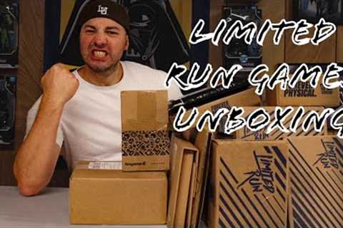 Limited Run Games Unboxing (August 2023) SOO MUCH!