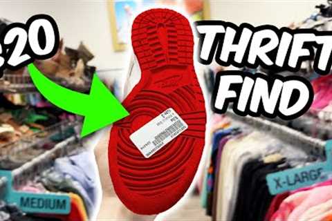 Looking For Sneaker GRAILS At The THRIFT STORE