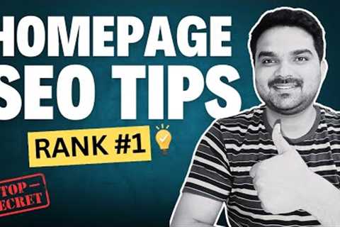 Homepage SEO Tutorial 2024: Rank #1 on Google with WordPress SEO Guide | SEO Vikash | Blog SEO Tips