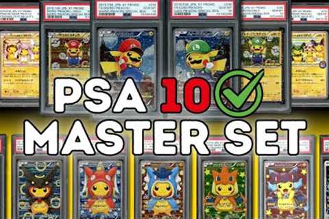 My Poncho Pikachu PSA 10 Master Set - Pikachu all Dressed Up in Funny Costumes