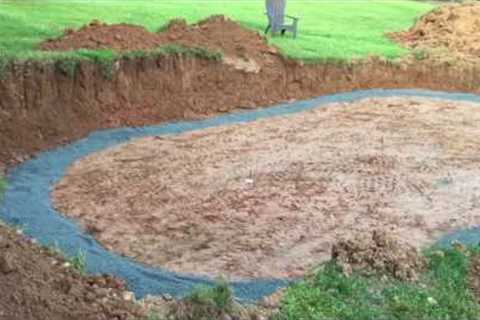 Semi-Inground Pool Installation