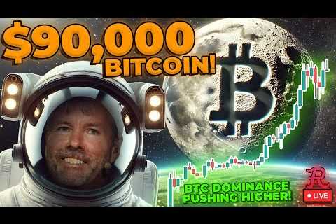 BITCOIN LIVE : BTC BACK OVER $90,000! NASDAQ BEATDOWN, WHAT IS HAPPENING