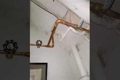 Replacing a corroded water line
