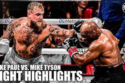 Jake Paul vs. Mike Tyson FIGHT HIGHLIGHTS 🥊 | ESPN Ringside
