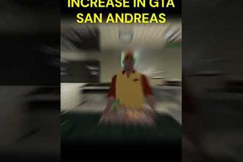 health increase in gta san andreas #shortfeed #shortgamingvideos #gtasanandreas #gtahacks #gtasecret