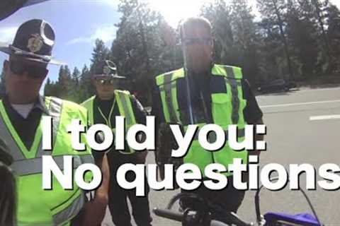 DUI checkpoint refusal to answer cops