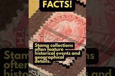 HOBBY FACTS! Did you know stamp collecting can enhance knowledge of geography and history? 💮..