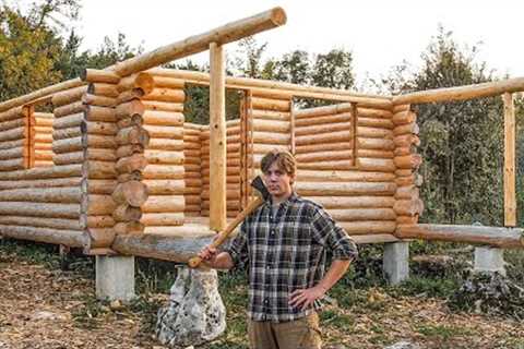 One Year Alone Building a Log Cabin in the Off Grid Bush
