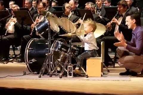 Toddler from Novosibirsk is a Drumming Prodigy!
