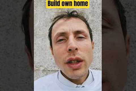 Buy piece of land, build own home, being independent, what do you think about that? #buildhome #land