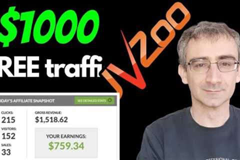 Earn $1000 With Free Traffic | How To Promote Jvzoo Products Without a Website
