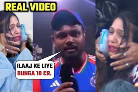 After winning T20 series against SA Sanju Samson donated 10Cr to injured female fan for treatment