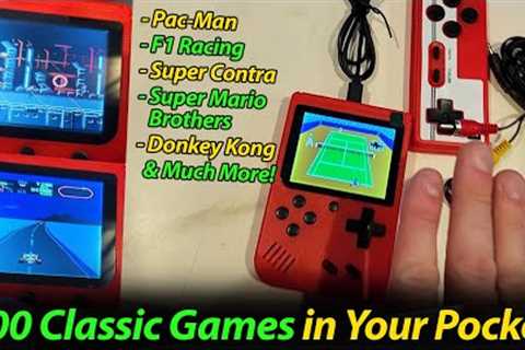 Best Christmas Toys - 500 Retro Games - 2 Player RETRO Gaming Console - Nintendo Games!