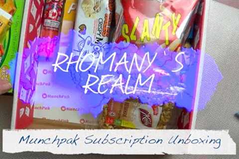 Unboxing Original Munchpak Snack Subscription Box