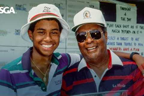 15-Year-Old Tiger Woods at the 1991 U.S. Junior Amateur Championship