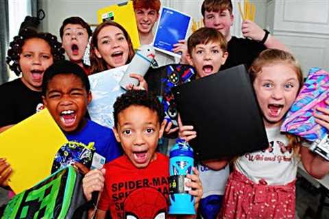 School Supplies for 10 kids! | Back To School 2022! | School Supplies Haul!
