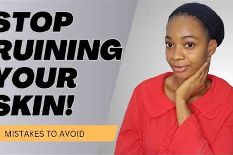 10 SKINCARE MISTAKES THAT ARE DAMAGING YOUR SKIN &amp; MAKING YOUR ACNE WORSE #drpurity