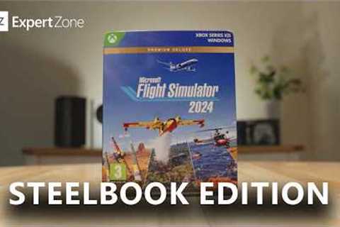 Unboxing Flight Simulator 2024 Premium Edition Steelbook