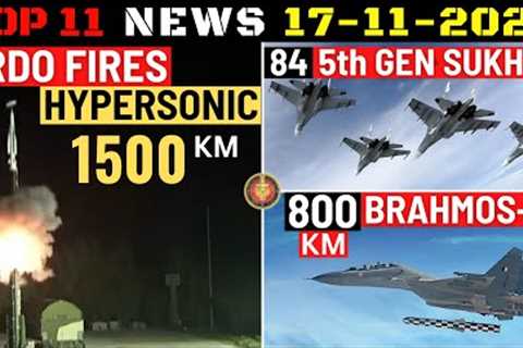 Indian Defence Updates : India Tests Hypersonic Missile,5th Gen Super Sukhoi,800 Km Brahmos ALCM