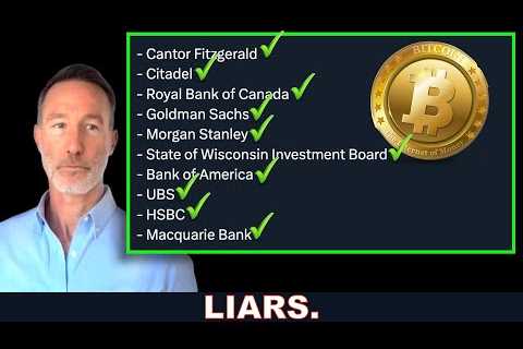 BITCOIN FILINGS ARE INSANE. SOME BAD NEWS ON THE HORIZON?