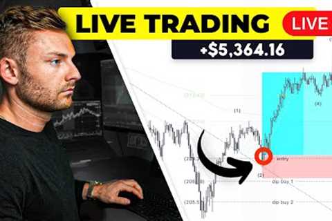 LIVE TRADING CRYPTO - How To Profit $5,364 in 3 Trades [10x Strategy]