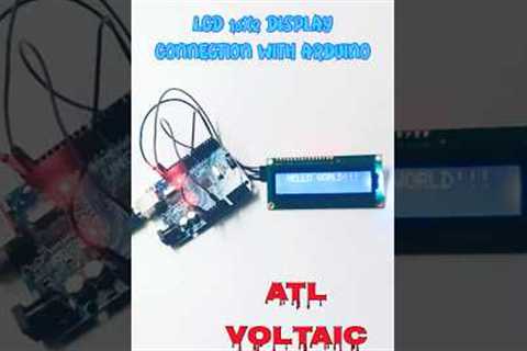 How🤔to connect LCD 16X2 Display📟to Arduino? #experiment #programming #diy #science #school#atl