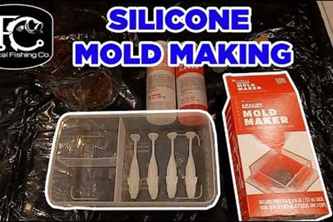 How To Make Silicone Open Pour Fishing Lure (Swim Bait) Molds