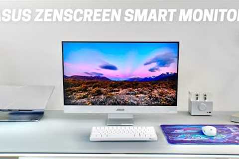 This Setup Does It All: Asus ZenScreen Smart Monitor (MS27UC)