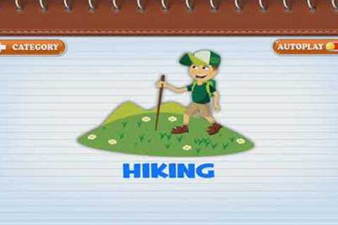 Hobbies for children | English vocabulary | Video for kids