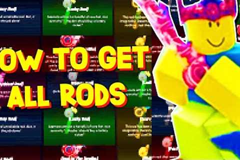 *NEW UPDATE* How To GET ALL FISHING RODS SHOWCASE in FISCH! ROBLOX