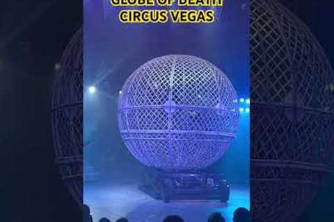 Circus Vegas performing the ‘Globe of Death’ ☠️ in Rochester #circusvegas #globeofdeath