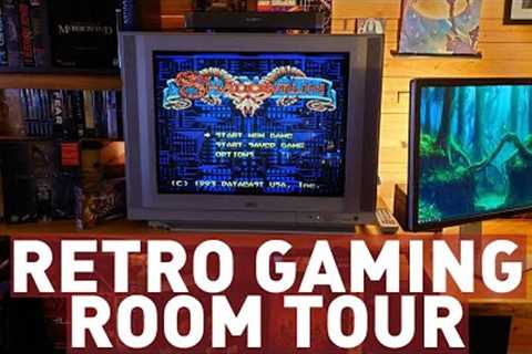 Retro Gaming Room Tour | Dual CRTs &amp; Old Games!