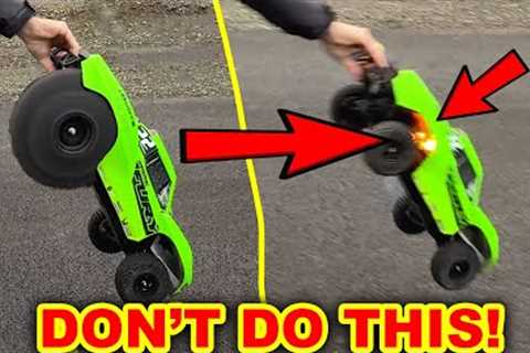 Don't do this to your DIRT CHEAP RC car