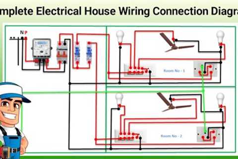 Complete Electrical House Wiring Connection Diagram