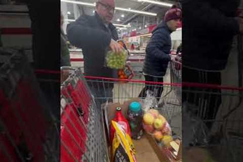 Grocery shopping at Costco, Canada #shorts