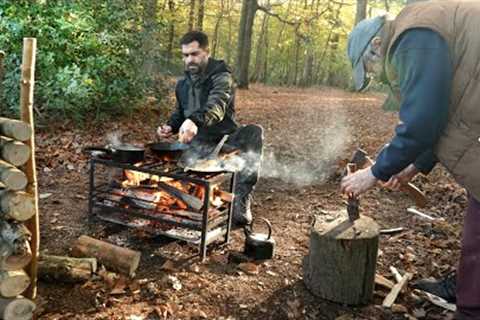 2 Days Bushcraft &amp; Winter Fishing: Catch &amp; Cook