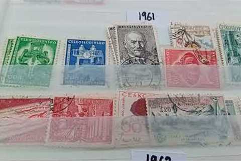 Czechoslovakian Stamp Collection: Sorting stamps, part 2