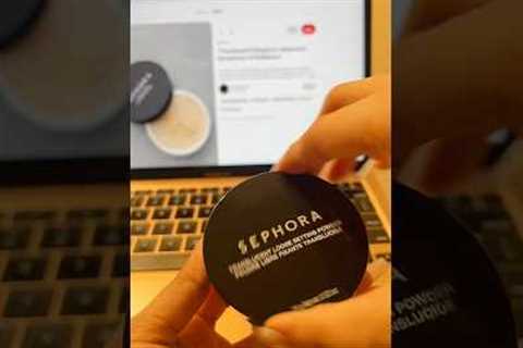 Set it, slay it!✨Sephora Loose Powder  #sephora #makeupgoals  #flawlesslook #trendingshort #asmr