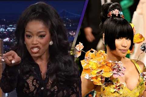 Nicki Minaj REACTS to Keke Palmer’s SPOT-ON Impression of Her