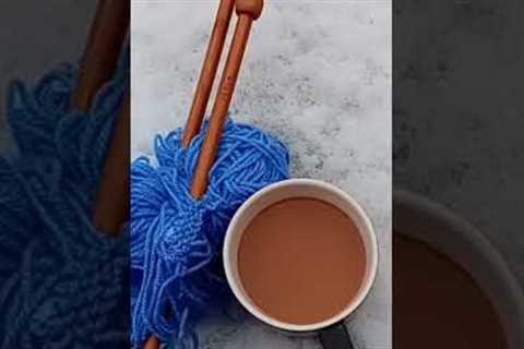 Snow Day.  Knit Day.