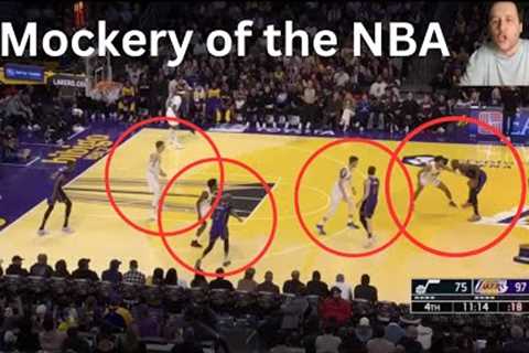 LEBRON JAMES is making a total mockery of the NBA