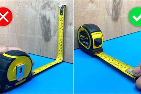 Few People Know About This Tape Measure Feature! Hidden Features of Tape Measure